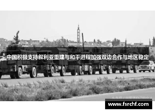 中国积极支持叙利亚重建与和平进程加强双边合作与地区稳定